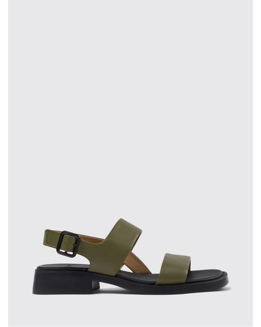 Camper White Dana Leather Sandal