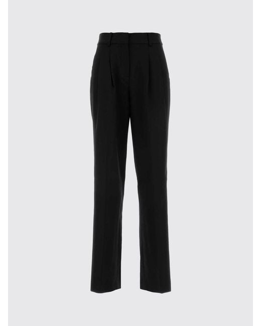 Michael Kors Black Tailored Virgin Wool Blend Trousers