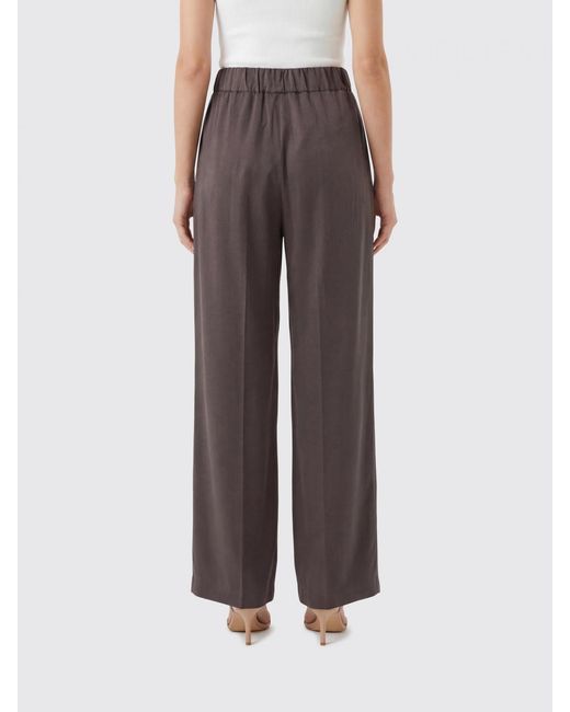 Semicouture Brown Jhonny Viscose Jogging Pants