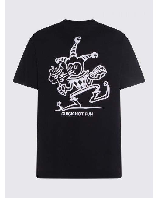 Carhartt Black Printed Cotton T-Shirt for men