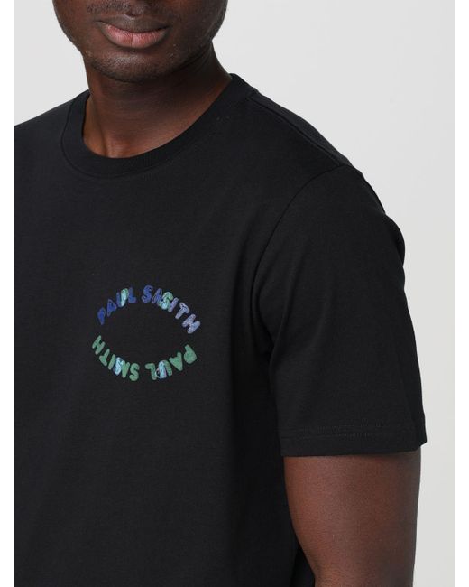 T-shirt con logo di PS by Paul Smith in Black da Uomo