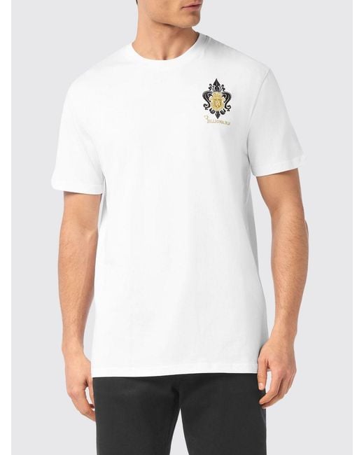 Billionaire White T-Shirt for men