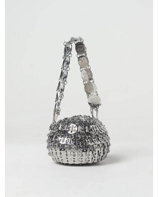 Rabanne White Mini Bag
