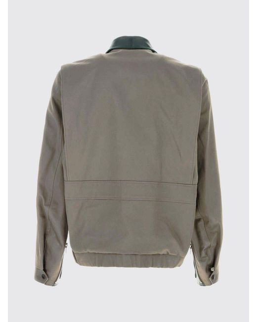 Sacai Gray Cotton Jacket for men