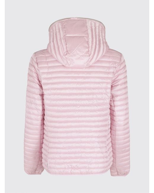 Save The Duck Red Alexa Hooded Nylon Down Jacket