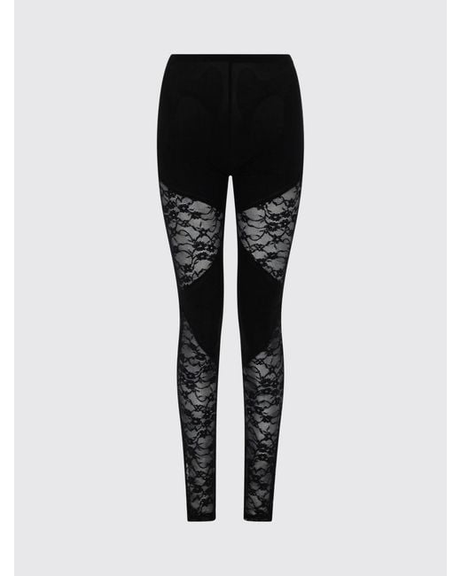 Nina Ricci Black Lace Leggings