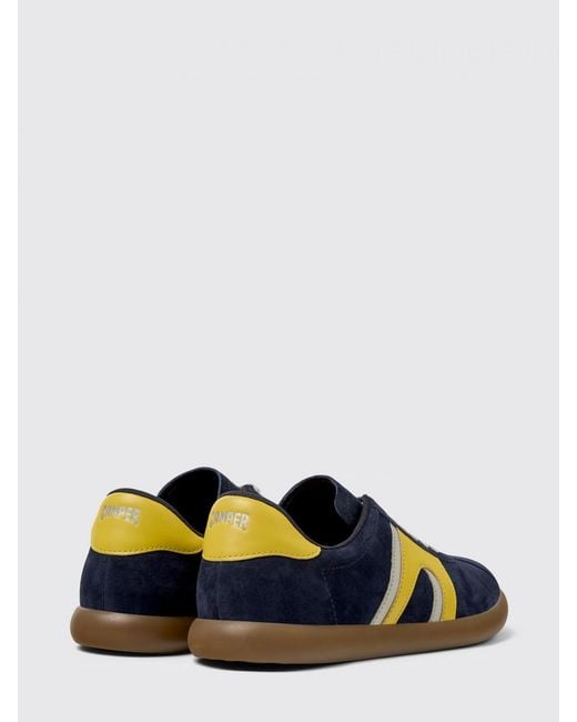 Camper Blue Pelotas Soller Nubuck Sneakers for men