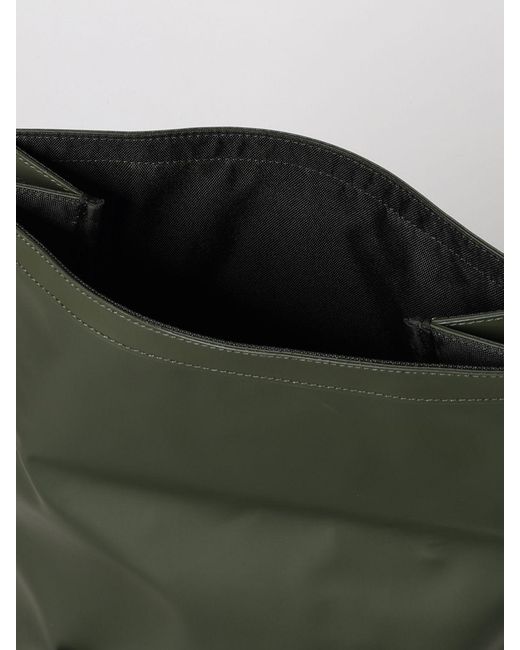 Rains Green 2 Way Tote Backpack for men