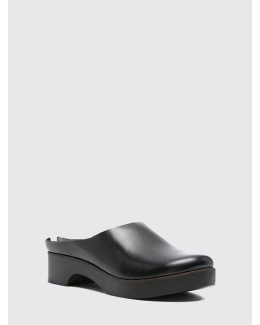 Daniela Gregis White Leather Mules