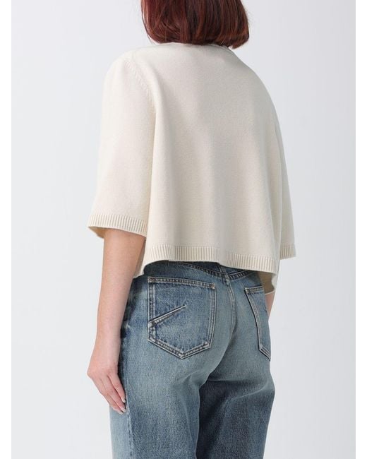 Alaïa White Short-Sleeved Crewneck Jumper
