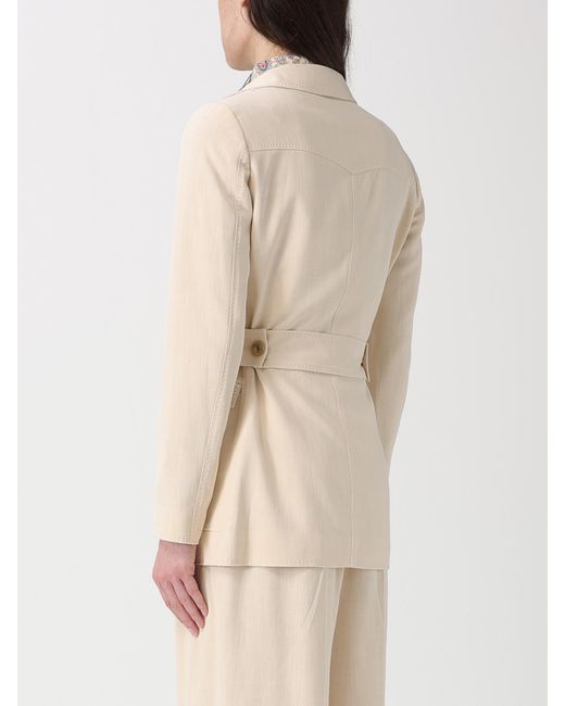 Etro Natural Viscose Robe Blazer