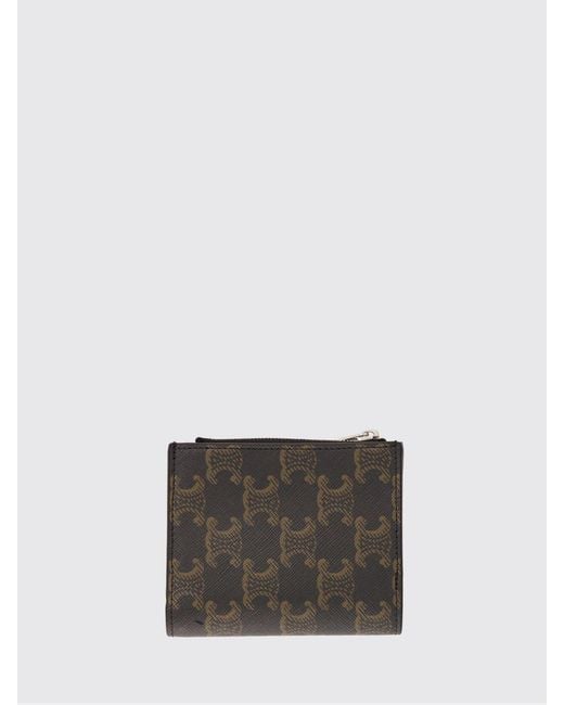 Céline Gray Bifold Wallet for men