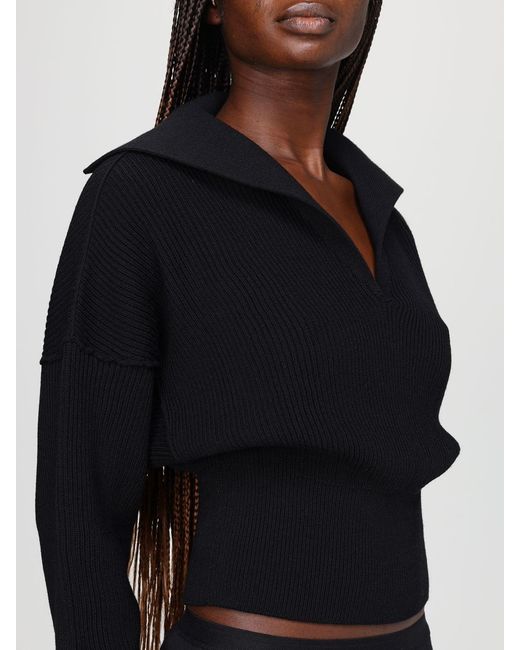 Rick Owens Blue Knitted Midi Skirt
