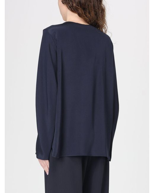Max Mara Pure Blue Pure Silk Blouse Max Mara