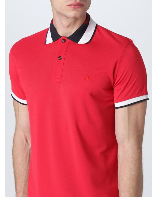 Peuterey Red Polo Shirt for men