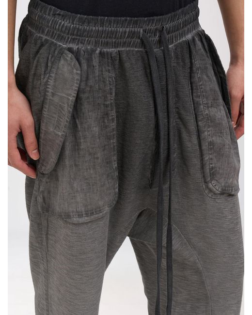 Thom Krom Black Cotton And Linen Jogging Trousers for men