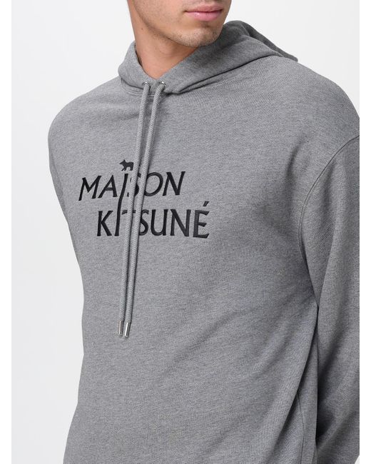 Maison Kitsuné Gray Maison Kitsun&Eacute Sweatshirt for men