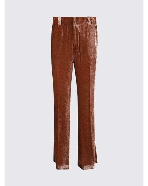 LaDoubleJ Brown High-Waisted Skinny Trousers