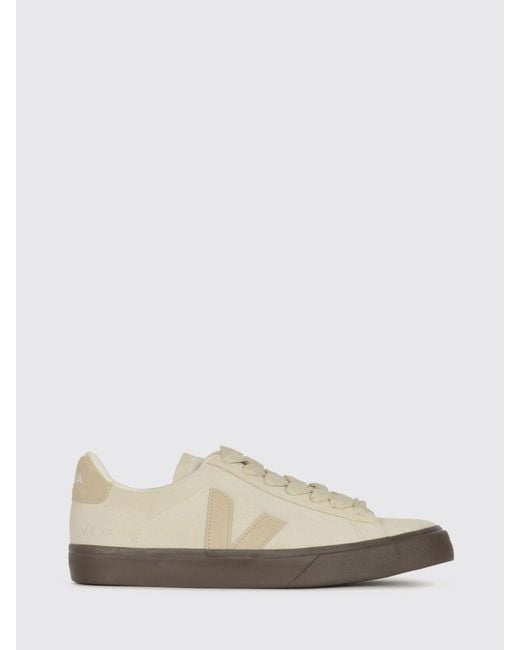 Veja White Campo O.T. Leather Sneakers for men