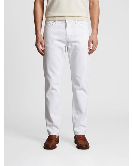 Jacob Cohen White Slim Fit Denim Jeans for men