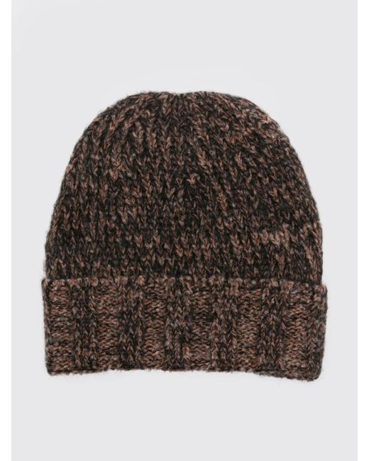 Laneus Brown Hat for men