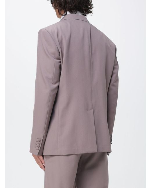 Dolce & Gabbana Purple Dolce &Amp Gabbana Single Breasted Wool Blazer for men