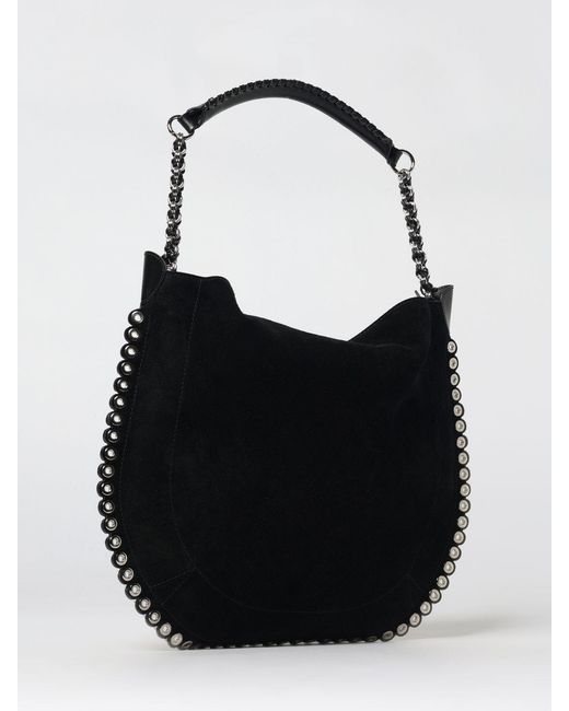 Isabel Marant Black Oskan Hobo Suede Bag