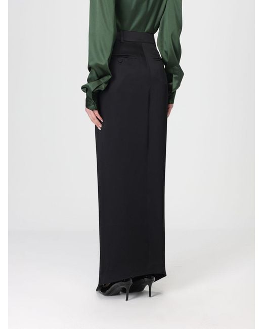 Tom Ford Black Crêpe Long Skirt