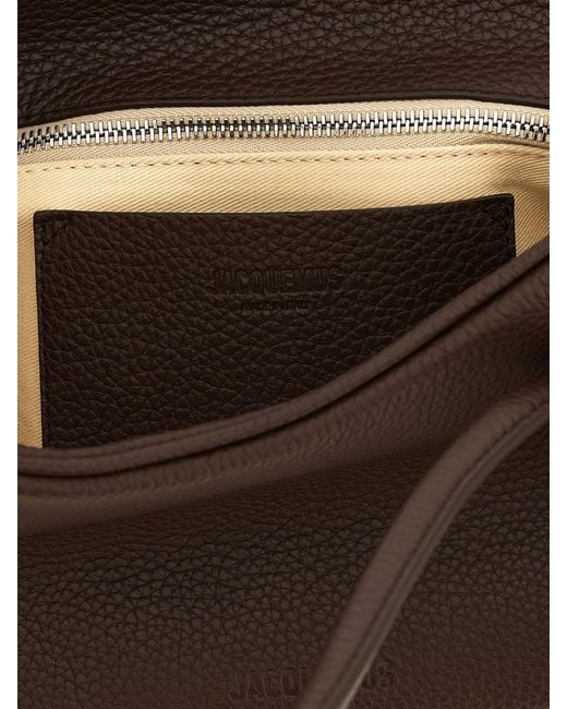 Jacquemus Brown Le Turismo Grained Calfskin Shoulder Bag With Logo