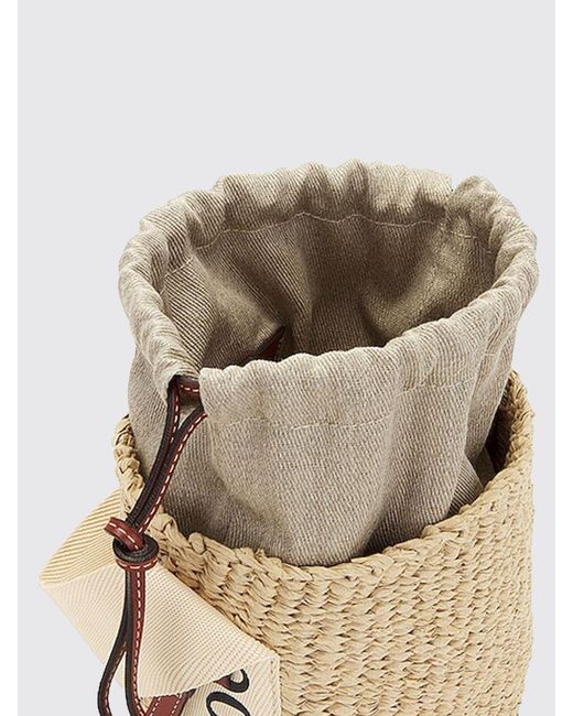Chloé White ChloÉ Small Woody Bucket Bag