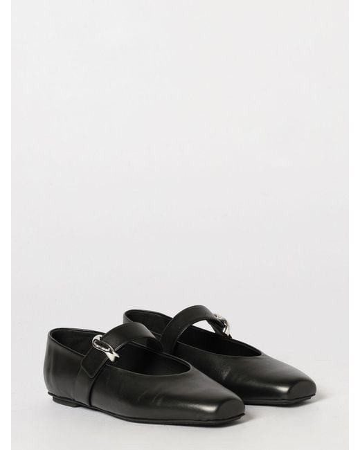 Emporio Armani White Ballet Pumps
