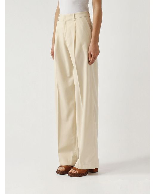 PT Torino Natural Cotton Palazzo Trousers