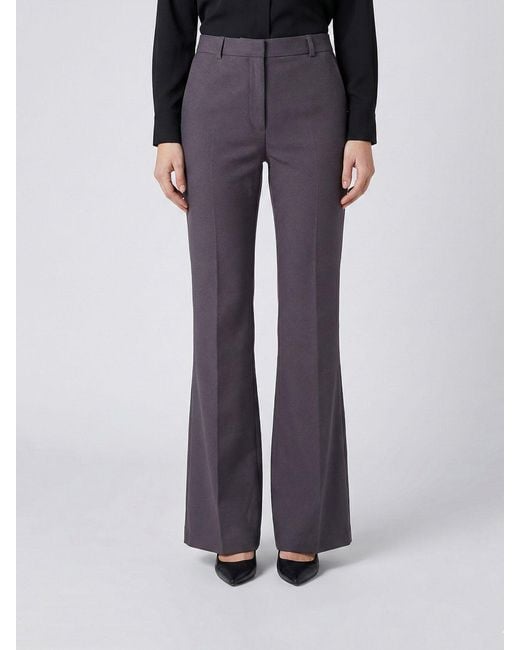 Pantalon Classique En Mélange De Coton Joseph en coloris Blue
