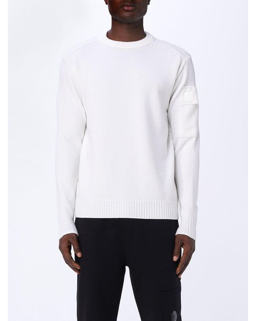 C.P. Company Jumper in White for Men | Lyst