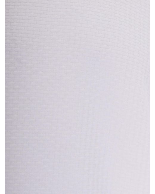 Boss White Cotton Crew Neck Sweater for men