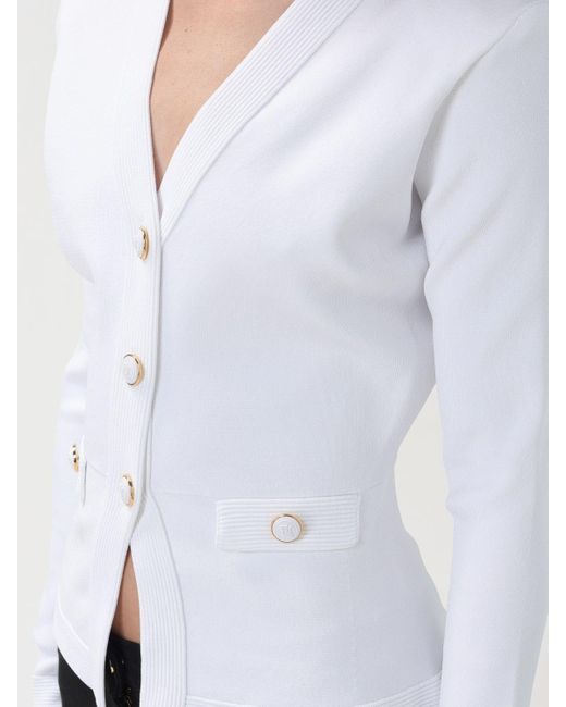 Cardigan a blazer di Elisabetta Franchi in White