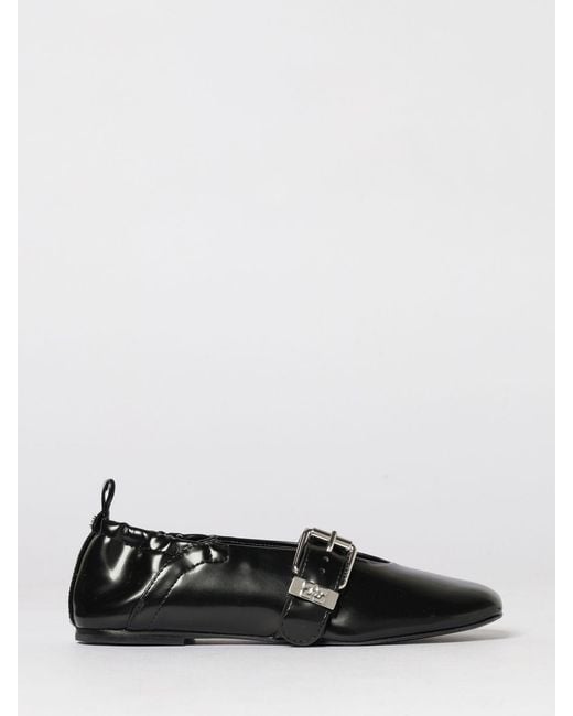 Ganni White Sue Ballerinas
