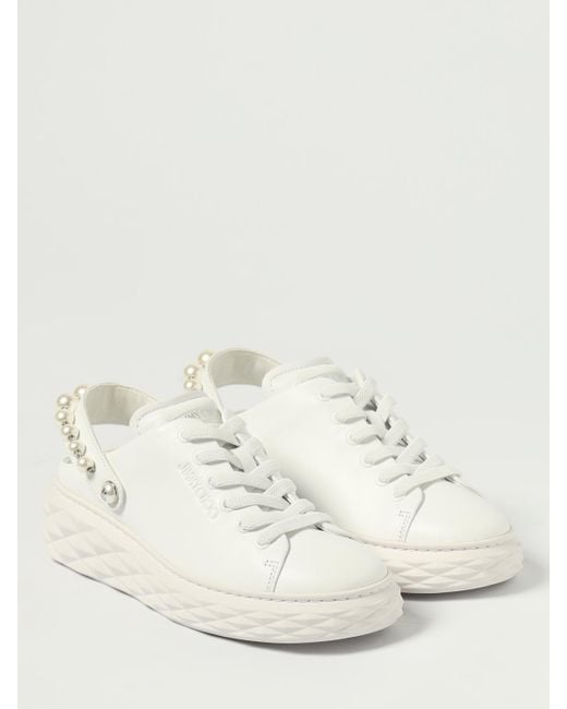 Jimmy Choo Natural Flache Sandalen Damen