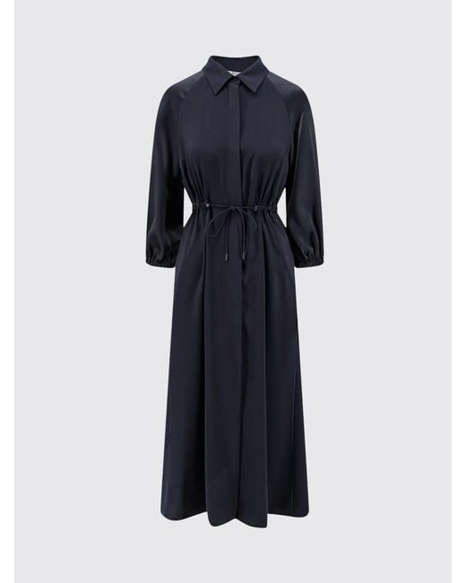 Max Mara Blue Dress