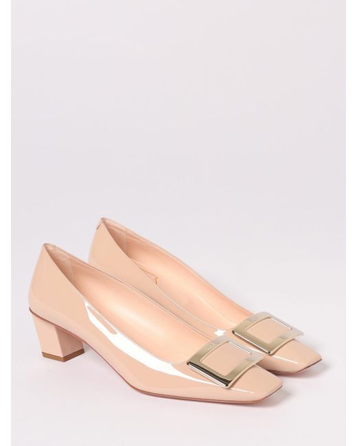 Décolleté Belle Vivier di Roger Vivier in Pink