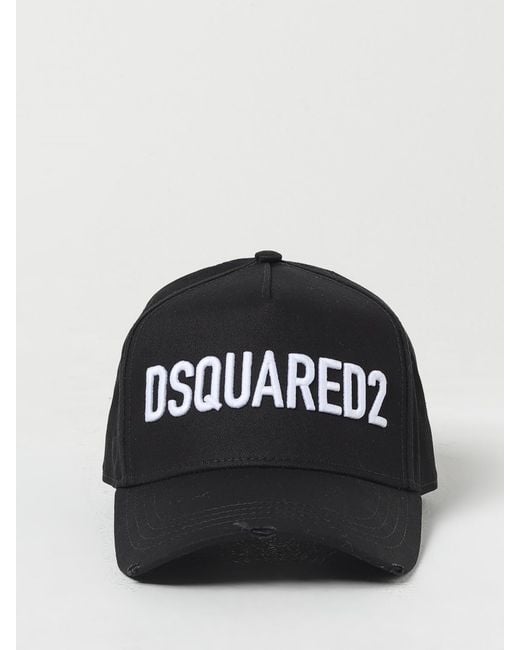 DSquared² Black Technicolor Baseball Cap for men