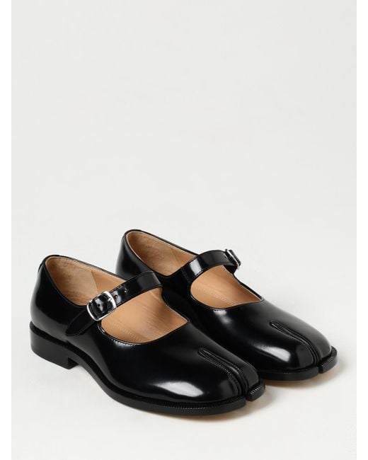 Maison Margiela Black Flat Shoes