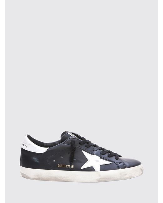 Golden Goose Deluxe Brand White Super-Star Used Leather Sneakers for men
