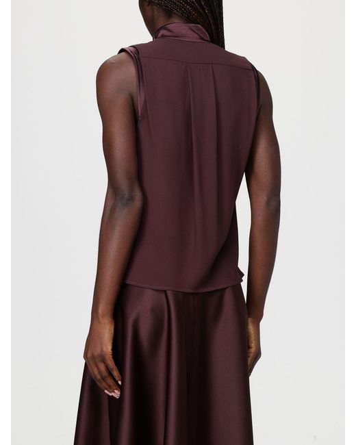 Elisabetta Franchi Red Viscose Top
