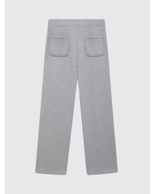 Autry Gray Cotton Jogging Trousers for men