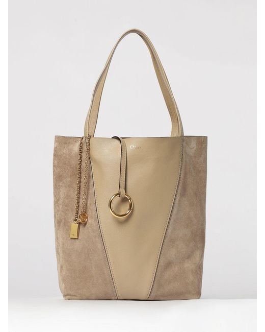 Chloé Natural ChloÉ Spin Leather Bag