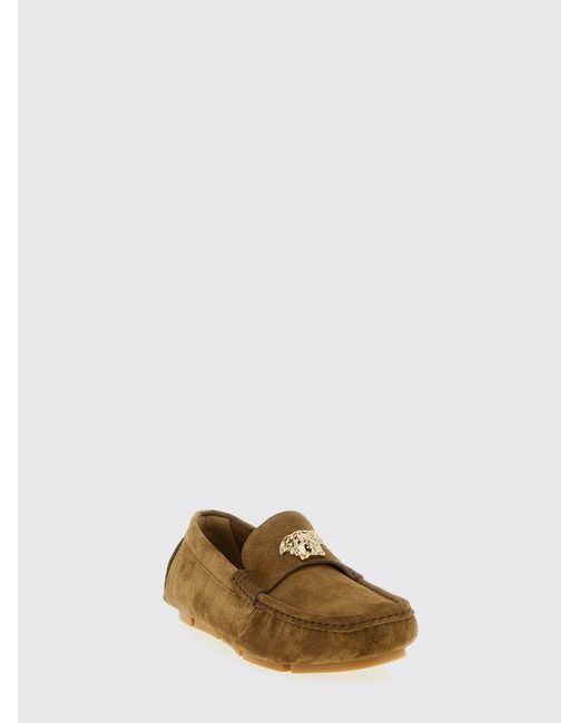 Versace White La Medusa Loafer for men