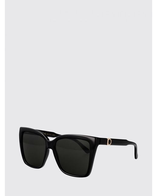 Ferragamo Black Cat-Eye Sunglasses