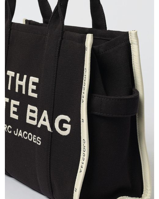 Marc Jacobs Black The Tote Bag Large Canvas Bag