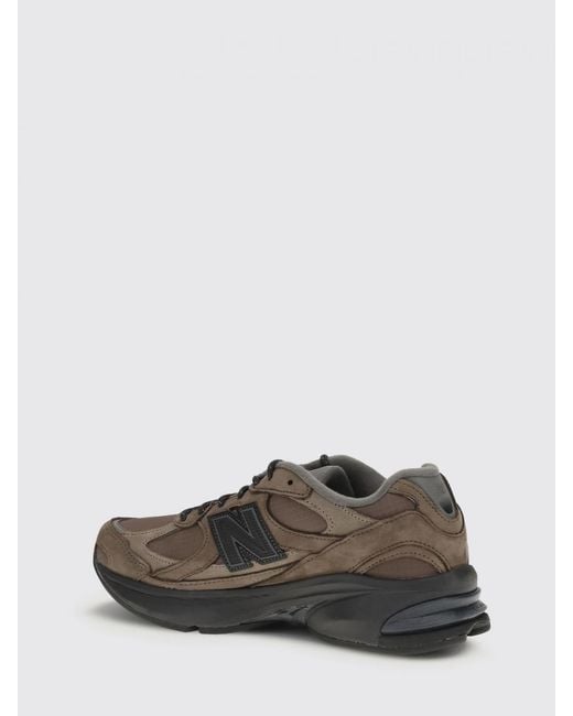 New Balance Brown 2010 Nubuck And Ripstop Nylon Sneakers for men